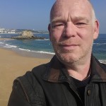 Selfie am Strand von Santander